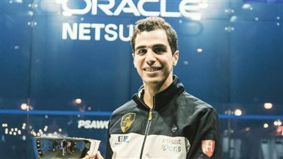 علي فرج يتوج بلقب بطولة أوراكل نت سويت للإسكواش