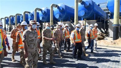 رئيس أركان حرب القوات المسلحة يتفقد الحالة الأمنية بشمال سيناء