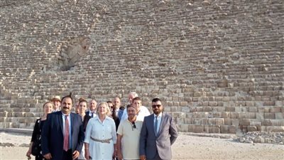 منطقة أهرامات الجيزة تستقبل وزيرة الهجرة الهولندية