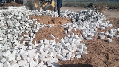 إزالة 4 حالات تعدٍ على الأراضى الزراعية بالبحيرة