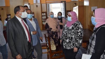 تطعيم 29 ألفا بجامعة بنى سويف بلقاح كورونا 