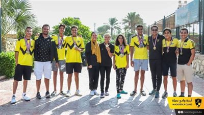 ميداليات وكؤوس جديدة تزين دولاب بطولات وادى دجلة