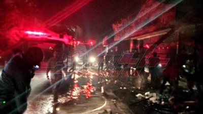 عاجل: نشوب حريق في 6 محال ومكتبات بري كفر الشيخ