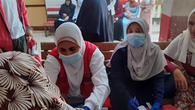 حياة كريمة.. تنفيذ قافلة سكانية شاملة بقرية أرمانيا بالبحيرة