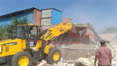 إزالة 544 حالة تعدٍّ على أملاك الدولة بكفر الشيخ