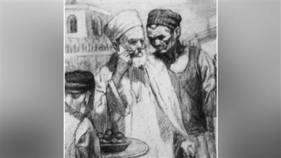 العجوز والكلب الوفى