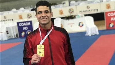 يوسف بدوي يتأهل لنهائي بطولة الدوري العالمي للكاراتيه