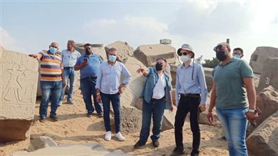 سفير اليابان بالقاهرة يزور آثار الغربية