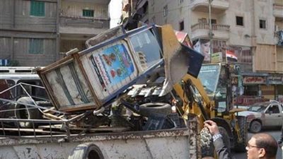 حملات مكبرة لإزالة الإشغالات في حي شرق الاسكندرية