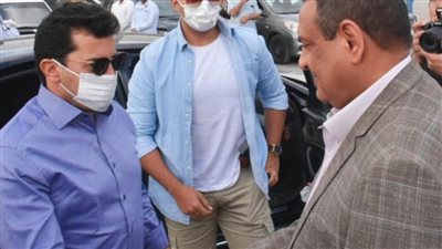 محافظ البحيرة يستقبل وزير الشباب والرياضة بمدينة وادي النطرون
