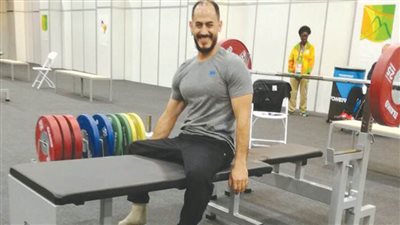 مدرب  منتخب رفع الأثقال البارالمبي يعود للملاعب بعد اعتزال 5 سنوات