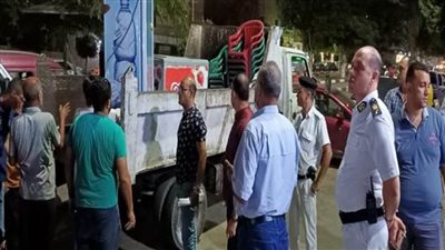 ازالة 200 متر اشغالات في نطاق حي ثالث الإسماعيلية