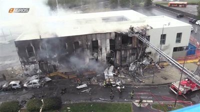 مصرع 8 أشخاص جراء اصطدام طائرة خاصة صغيرة بمبنى قيد الإنشاء في ميلانو