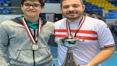 محمد وليد لاعب تنس طاولة الزمالك يتوج ببطولة الجمهورية تحت 19 سنة
