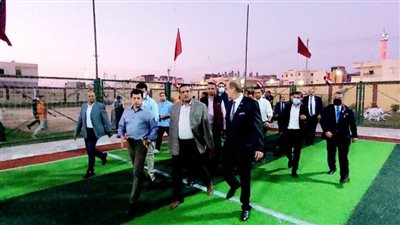 محافظ البحيرة ووزير الشباب والرياضة يتفقدان مركز شباب زاوية صقر