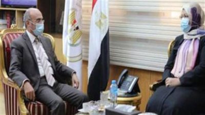 المستشار عمر مروان يبحث مع وزيرة العدل الليبية التعاون القضائي بين البلدين