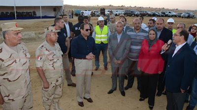 الرئيس السيسى تفقد مشروع الأسمرات فجر اليوم