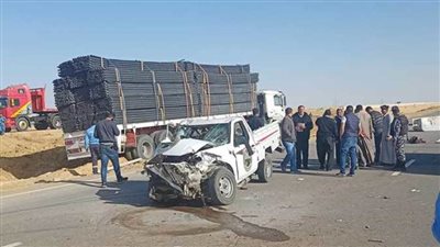 مصرع شخص وإصابة 3 من أسرة واحدة في حادث بطريق العين السخنة