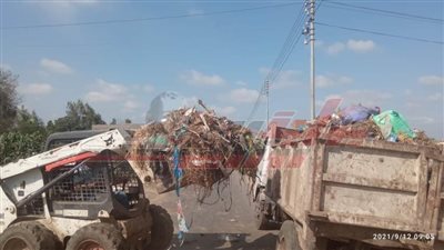 حملات نظافة مكبرة وإزالة الإشغالات بكفر الشيخ