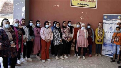 تدريب فتيات مركز شباب طما بسوهاج على مبادئ 