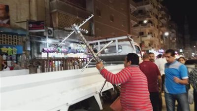 رفع ٥٥٣ حالة إشغال طريق فى حملة مكبرة بالبحيرة