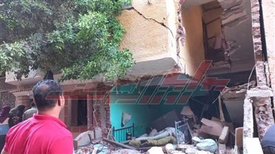 انهيار منزل بسبب انفجار أسطوانة غاز بـ”المنوفية“..(صور) 