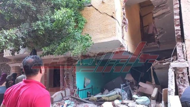 المنزل المنهار بمنوف