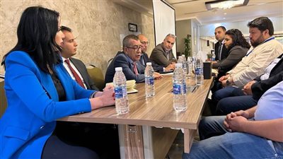 لقاء بعثة الجامعة العربية ووفد منظمات المجتمع المدني العراقي