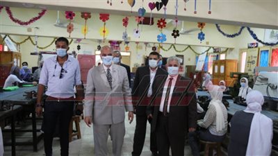 جولات مكوكية على المدارس مع بداية العام الدراسي بكفر الشيخ