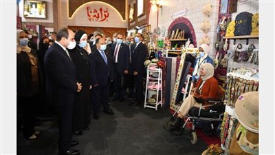 الرئيس السيسي يفتتح الدورة الثالثة من معرض 