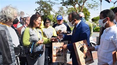 المنيا تستقبل المشاركين في رالي 