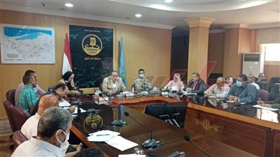 سكرتير عام كفر الشيخ يناقش الاستعدادات  لموسم الأمطار والسيول