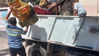 رفع ٧١٤ حالة إشغال طريق في حملة مكبرة بالبحيرة