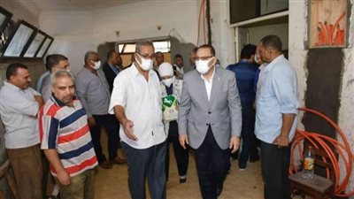 محافظ الشرقية يتفقد أعمال التطوير ورفع الكفاءة الجارية بمشروع 
