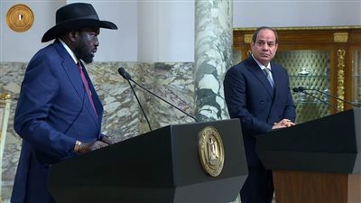 ننشر نص كلمة الرئيس السيسي خلال المؤتمر الصحفي مع رئيس جنوب السودان