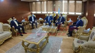 محافظ كفر الشيخ ونائبه يشاركان في وضع حجر أساس مستشفى 900900 التابعة لجامعة طنطا