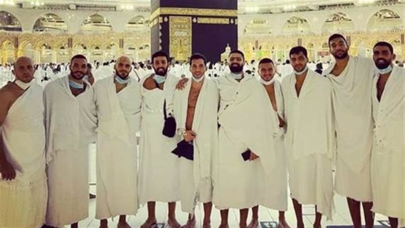 لاعبو الزمالك أثناء