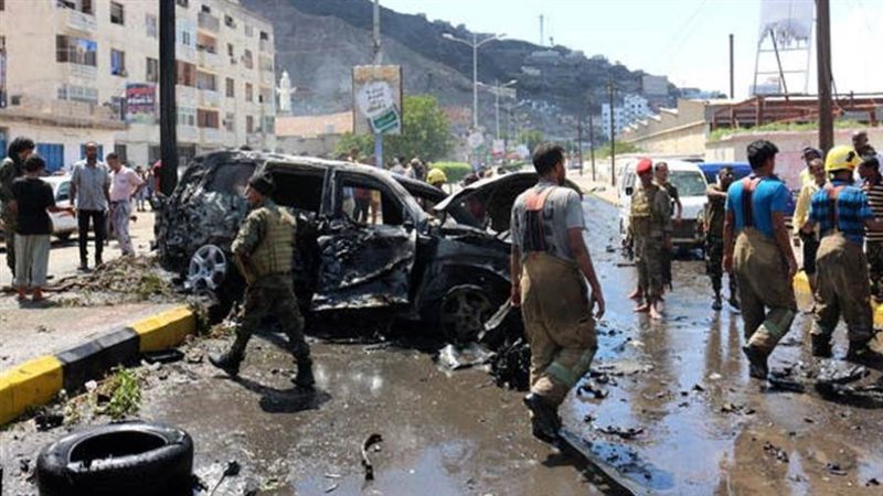 موكب محافظ عدن ووزير