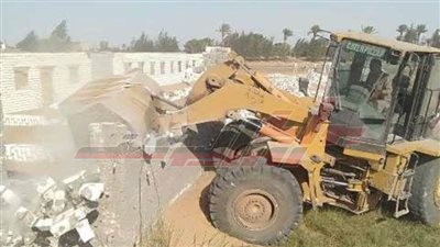 إزالة 33 حالة تعدٍ على أملاك الدولة بكفر الشيخ
