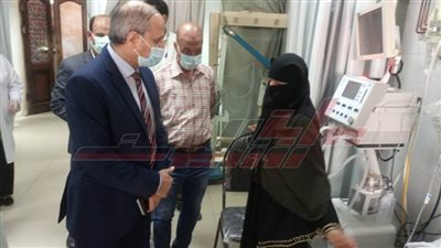 وكيل وزارة التربية والتعليم بكفر الشيخ يطمئن على طالب زراعة ميت علوان