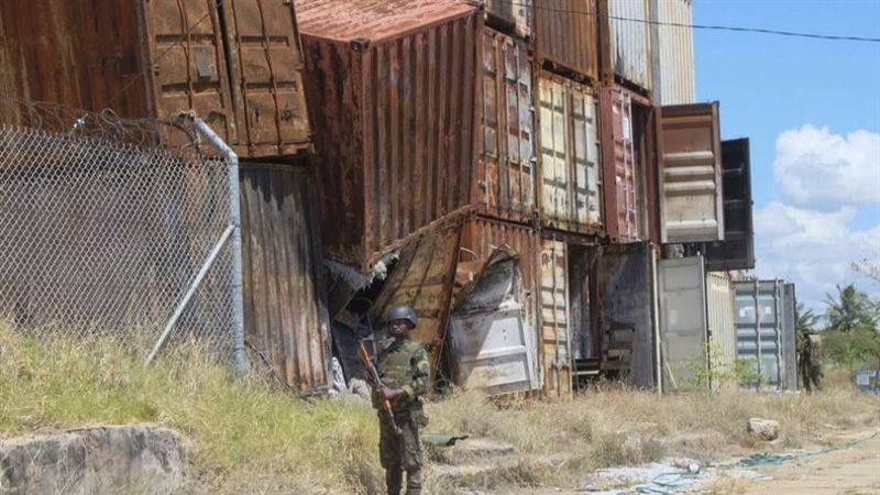 جندي رواندي في مدينة