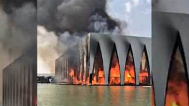 حريق مفاجئ يشعل مهرجان