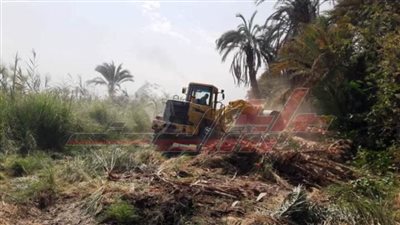 كفر الشيخ تزيل 18 حالة تعد على أملاك الدولة