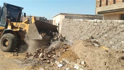 إزالة 122 حالة تعدٍ على الأراضي الزراعية بالشرقية 