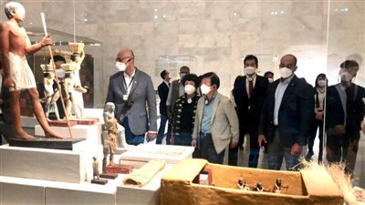 رئيس الجمعية الوطنية بكوريا الجنوبية يزور متحف الحضارة ومجمع الأديان 