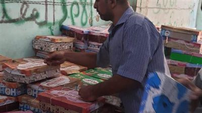 ضبط 501 كيلو حلوى المولد غير صالحة خلال حملات رقابية بالمنيا