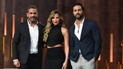 كريم فهمي وريم مصطفى في ضيافة أمير كرارة في 