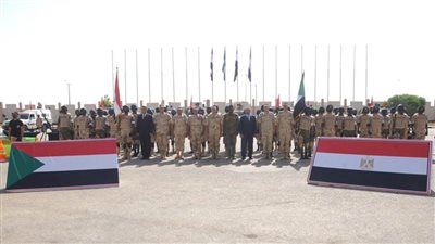 انطلاق فعاليات التدريب المصري السوداني المشترك (حارس الجنوب 1) بقاعدة محمد نجيب العسكرية