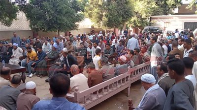 الصلح بين عائلتين بسمالوط وشرط جزائي 300 ألف جنيه.. صور