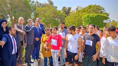 بمشاركة 190 طالباً.. ماراثون رياضي بجامعة المنيا احتفالاً بانتصارات أكتوبر